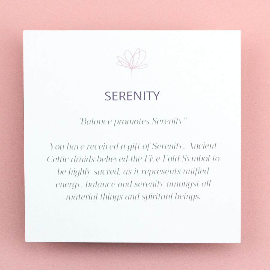 Balance meaning card by Liwu Jewellery 