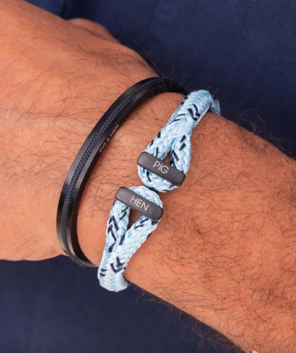 Icy Ike Sky Blue - Navy Bracelet